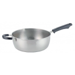 Yoshikawa 吉川 SJ3415-YSK0018 24cm 不鏽鋼單柄雪平鍋